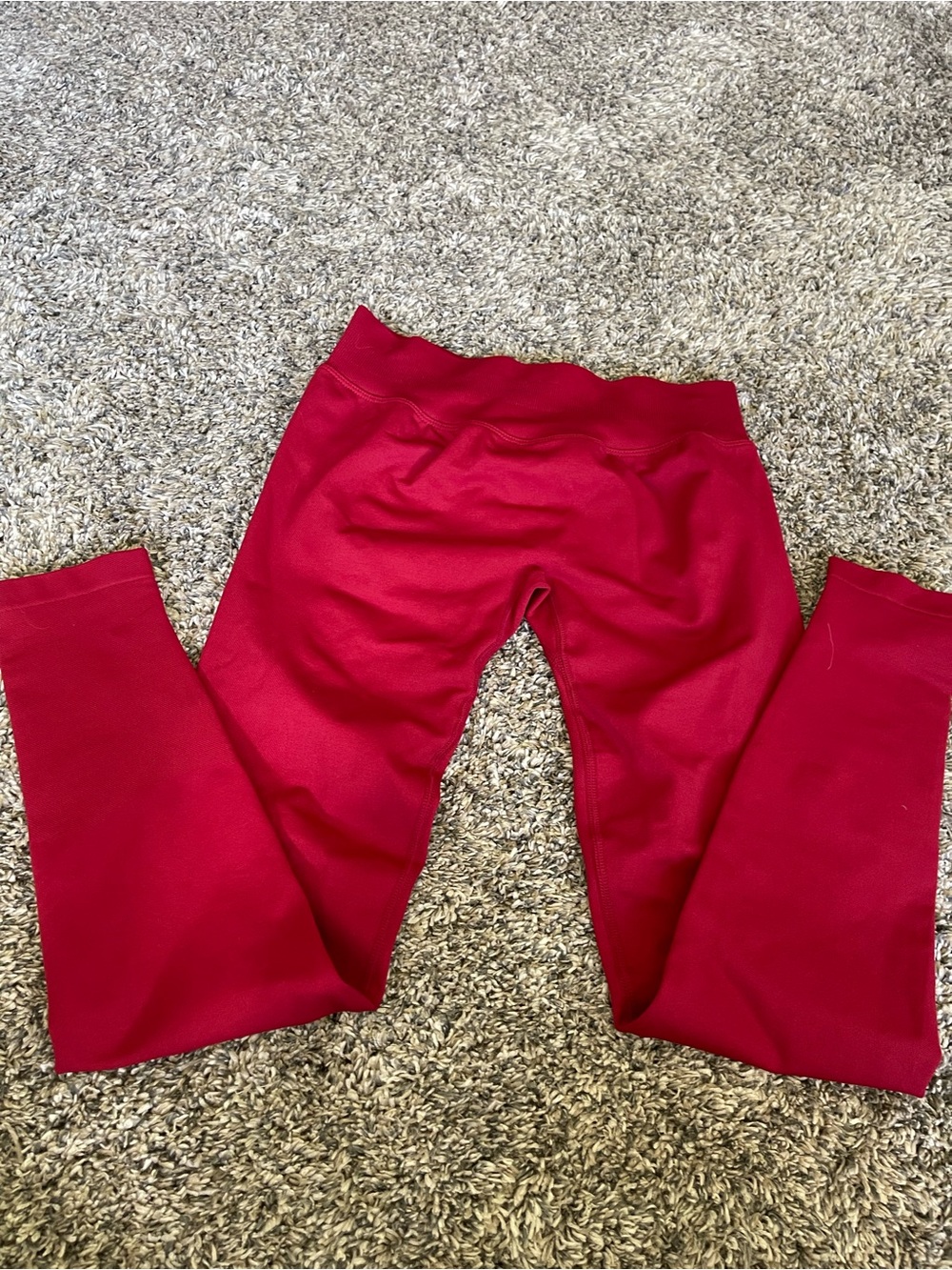 Red Active Leggings
